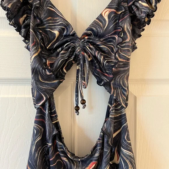 Sea NY Women’s Amara cutout One Piece, Multi color, sample size S/4 - Picture 3 of 14